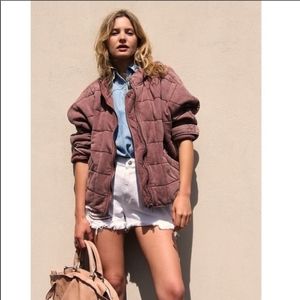 Free people dolman quilted jacket
